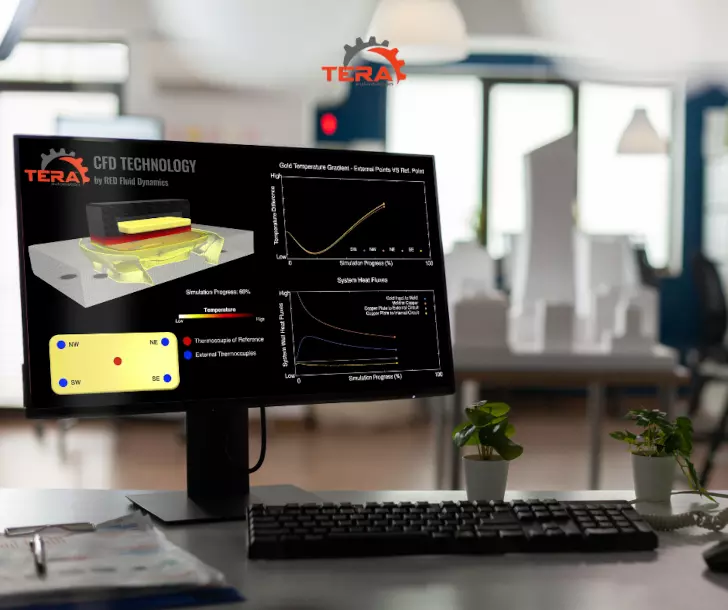 Thermo fluid dynamic simulation and industrial design 